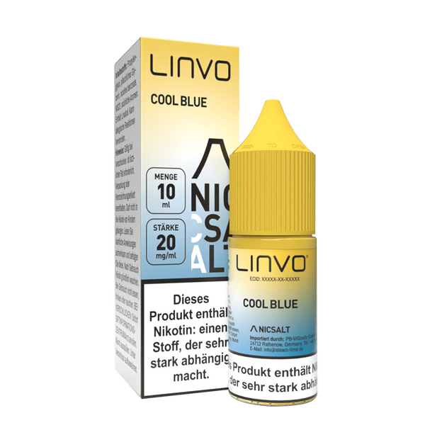 Linvo Nikotinsalz - Cool Blue - Liquid 20mg 10ml Linvo Nikotinsalz - Cool Blue - Liquid 20mg 10ml