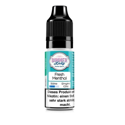Liquid Fresh Menthol - Dinner Lady 12mg Liquid Fresh Menthol - Dinner Lady 12mg