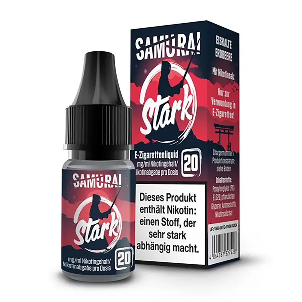 Liquid Stark - Samurai Nikotinsalz 20mg Liquid Stark - Samurai Nikotinsalz 20mg