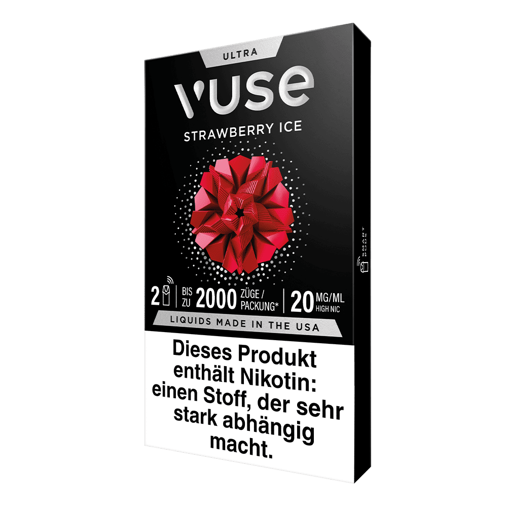 2x Vuse Ultra Pods Strawberry Ice 20mg 