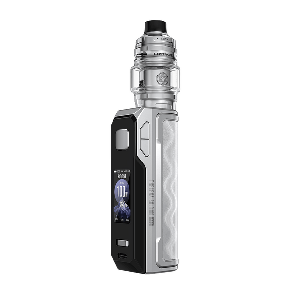 Lost Vape Thelema Solo 100 Pro Kit Wavy Silver Lost Vape Thelema Solo 100 Pro Kit Wavy Silver