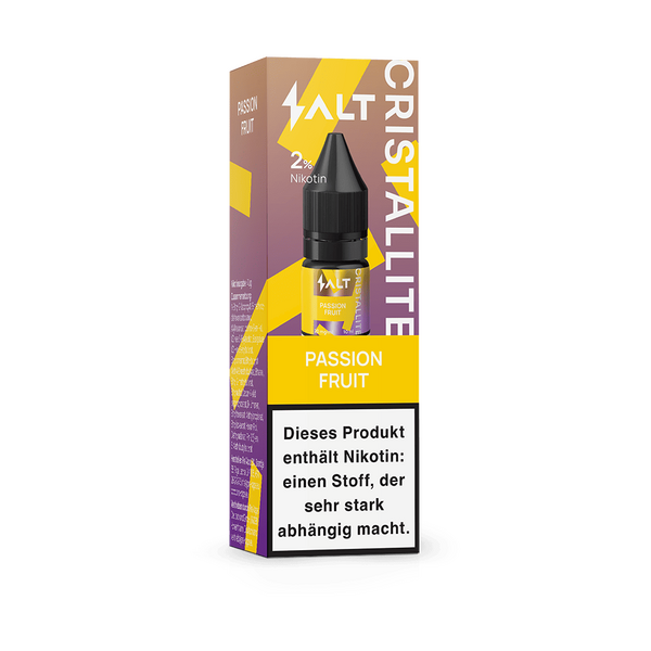 SALT Cristallite Nikotinsalz - Passion Fruit - 10ml Liquid 20mg  C