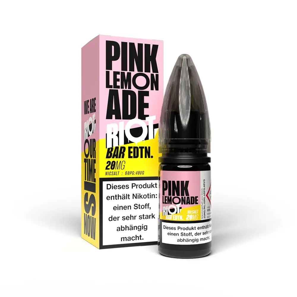 Liquid Pink Lemonade - RIOT BAR EDTN Nikotinsalz Liquid Pink Lemonade - RIOT BAR EDTN Nikotinsalz