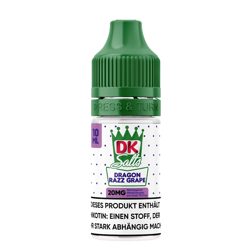 DK Salts Nikotinsalz - Dragon Razz Grape - Liquid 20mg 10ml  C