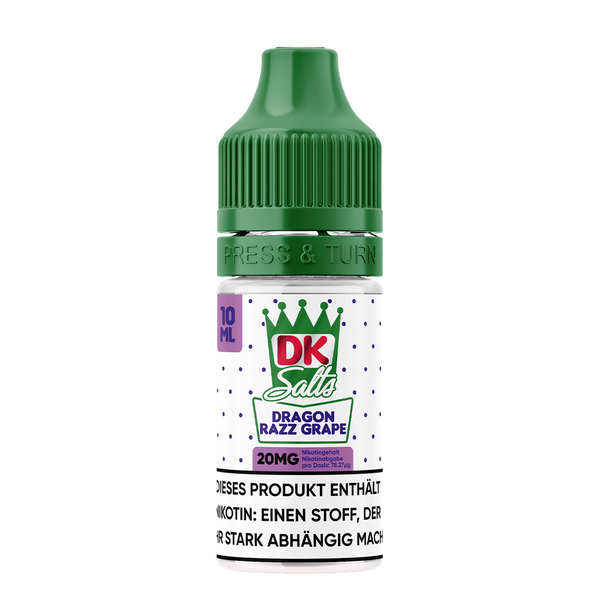 DK Salts Nikotinsalz - Dragon Razz Grape - Liquid 20mg 10ml  C