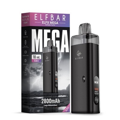 Elfbar ELFX Mega Kit Black Elfbar ELFX Mega Kit Black