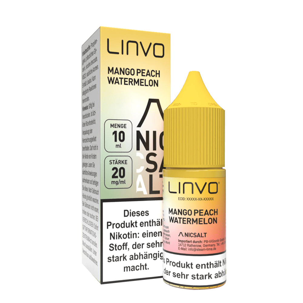 Linvo Nikotinsalz - Mango Peach Watermelon - Liquid 20mg 10ml