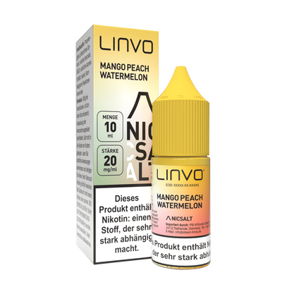 Linvo Nikotinsalz - Mango Peach Watermelon - Liquid 20mg 10ml