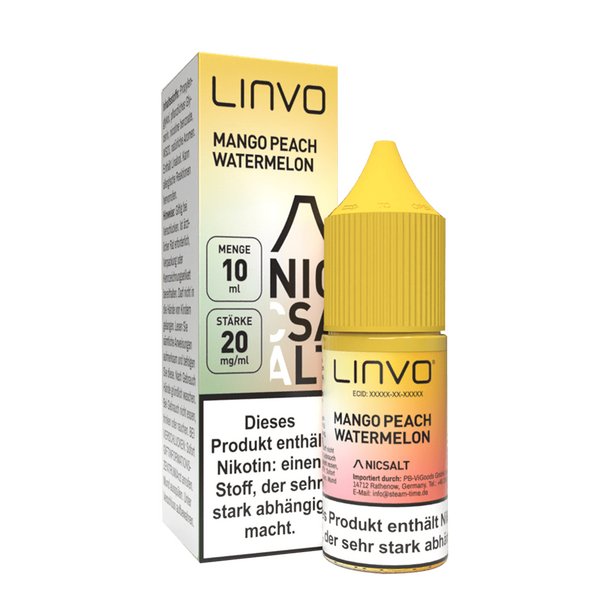 Linvo Nikotinsalz - Mango Peach Watermelon - Liquid 20mg 10ml