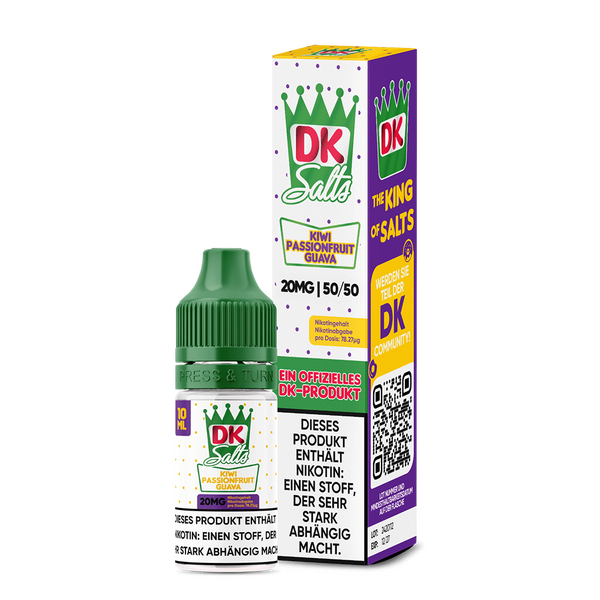 DK Salts Nikotinsalz - Kiwi Passionfruit Guava - Liquid 20mg 10ml  C