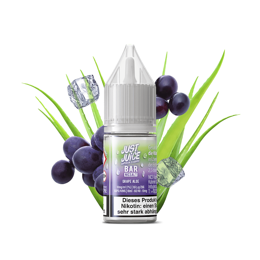 Liquid Grape Aloe - Just Juice Bar Nikotinsalz Liquid Grape Aloe - Just Juice Bar Nikotinsalz