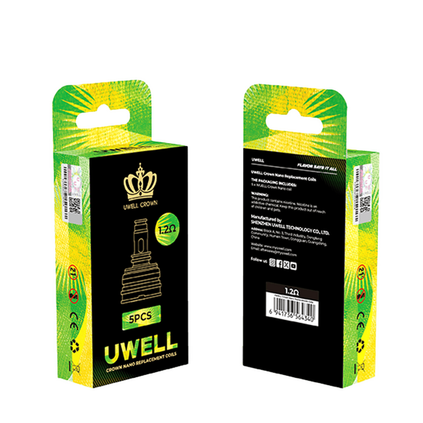 Uwell Crown Nano MTL 1,2 Ohm Verdampferkopf (Crown Nano Tank) Uwell Crown Nano MTL 1,2 Ohm Verdampferkopf (Crown Nano Tank)