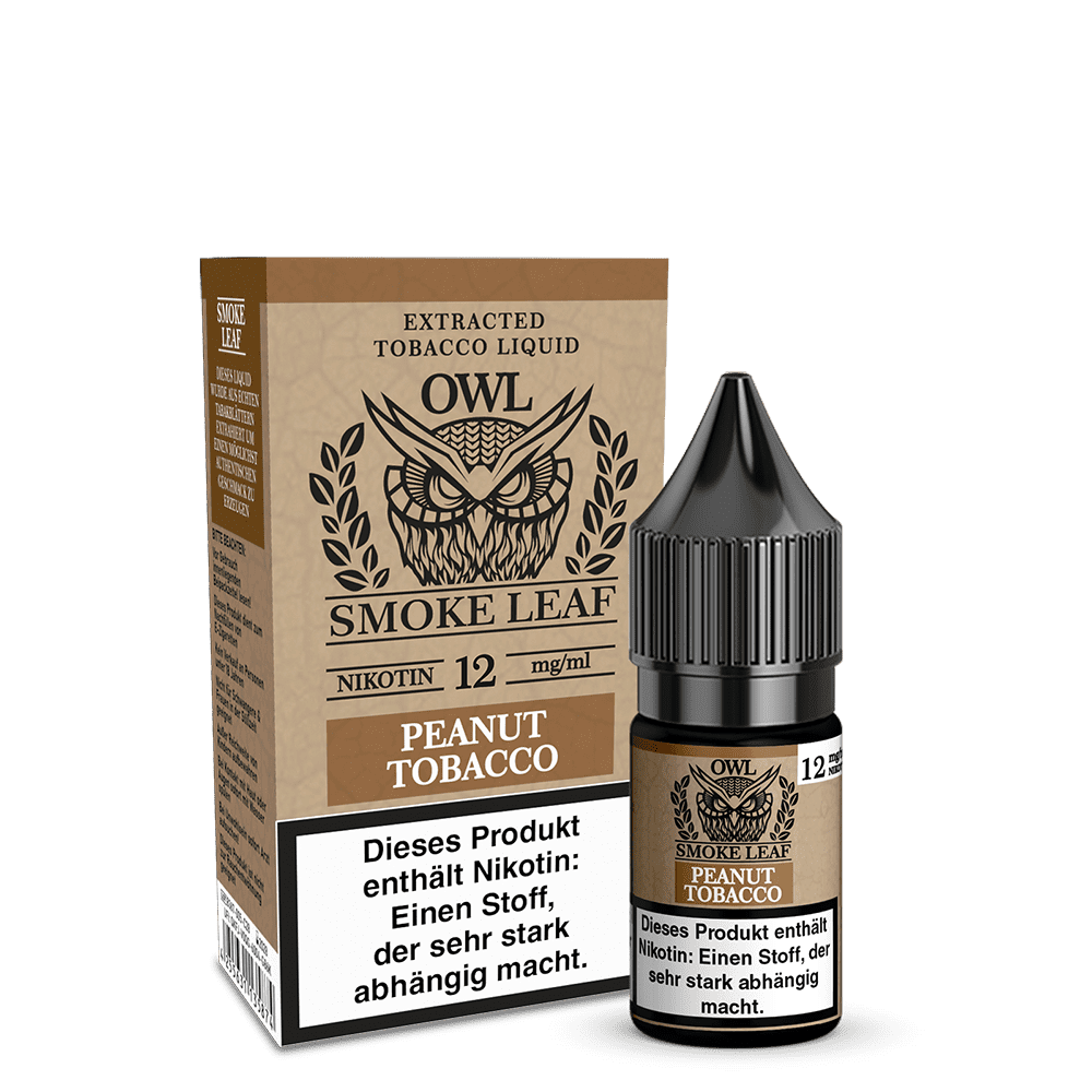 OWL Smoke Leaf Peanut Tobacco Liquid 12mg