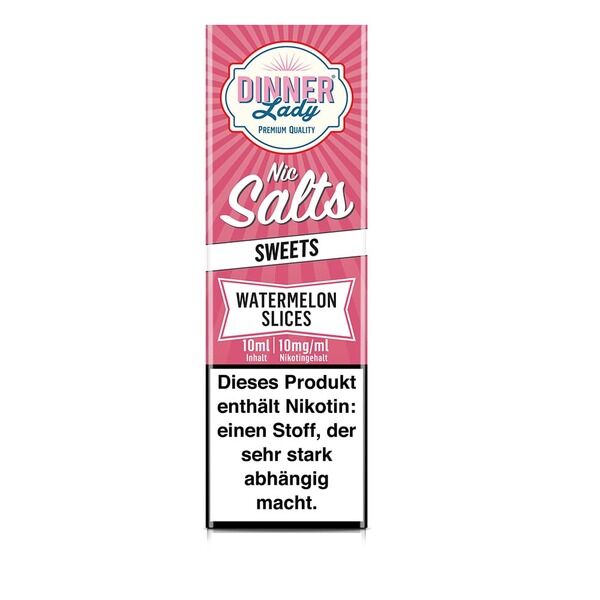 Liquid Watermelon Slices - Dinner Lady Nikotinsalz 10mg