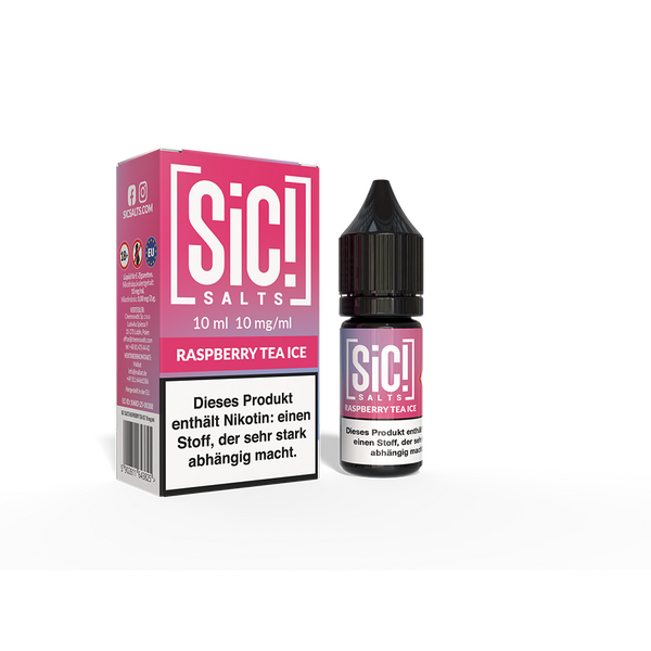 SIC Nikotinsalz - Raspberry Tea Ice -10ml Liquid 10mg SIC Nikotinsalz Raspberry Tea Ice 10ml Liquid 10mg