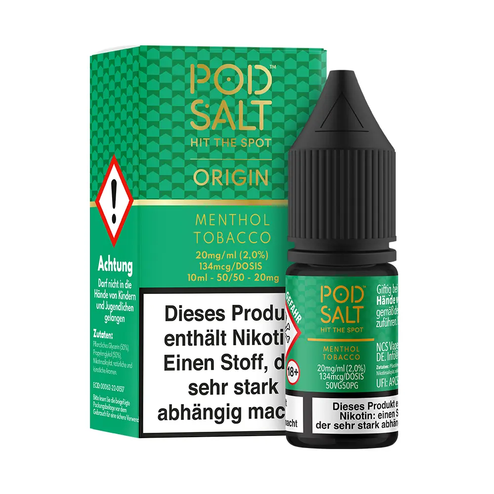 Liquid Menthol Tobacco - Pod Salt Origin Nikotinsalz 20mg