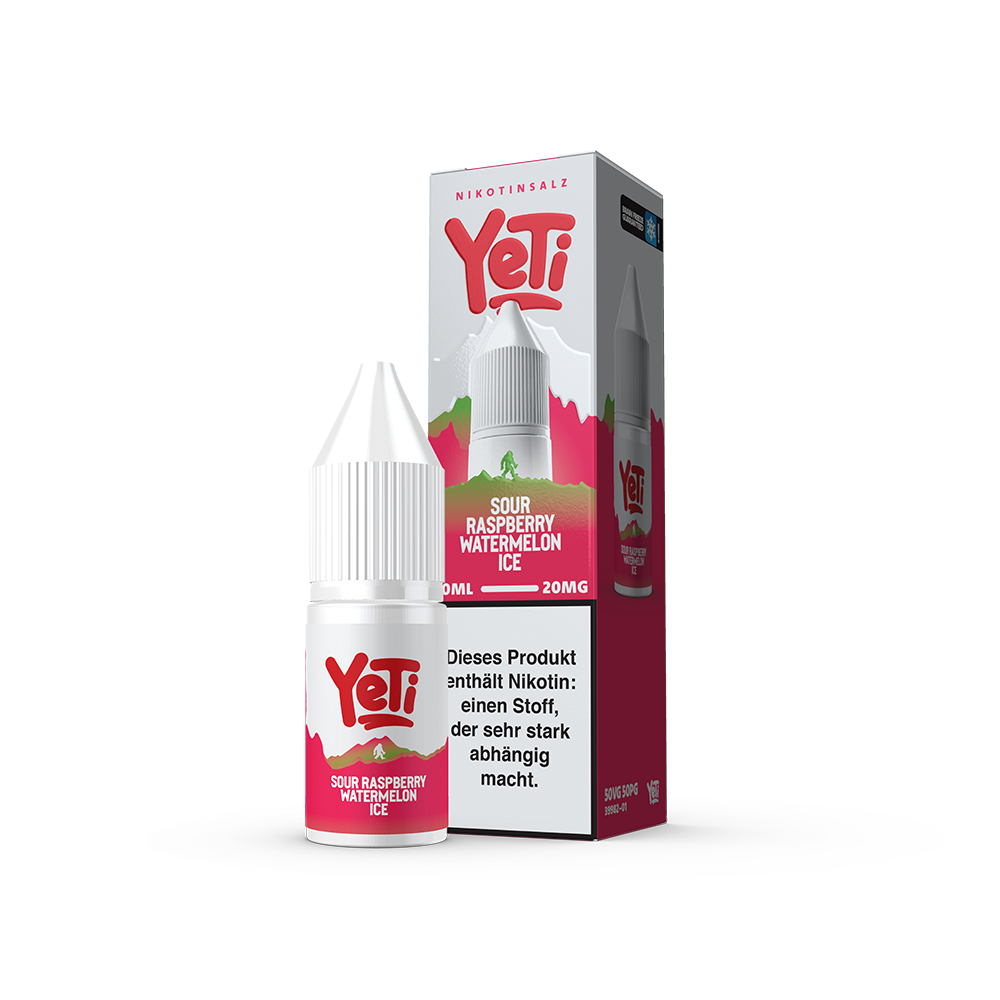 Liquid Sour Raspberry Watermelon Ice - Yeti Summit Nikotinsalz Liquid Sour Raspberry Watermelon Ice - Yeti Summit Nikotinsalz