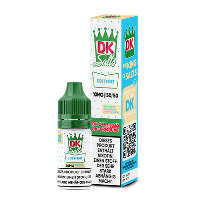 DK Salts Nikotinsalz - Softmint - Liquid 10mg 10ml  C