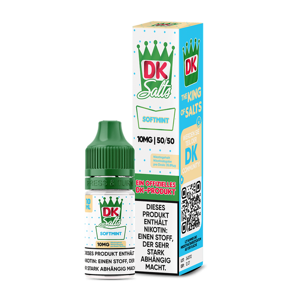 DK Salts Nikotinsalz - Softmint - Liquid 10mg 10ml  C