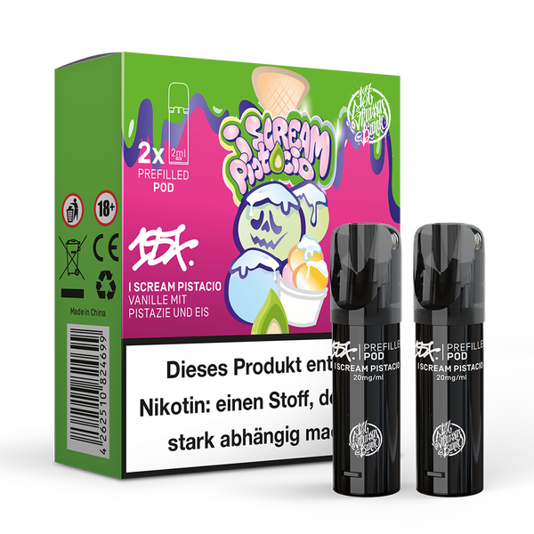 2x 187 Strassenbande Einweg Pod I Scream Pistacio 20mg Nikotinsalz 2ml 2x 187 Strassenbande Einweg Pod I Scream Pistacio 20mg Nikotinsalz 2ml
