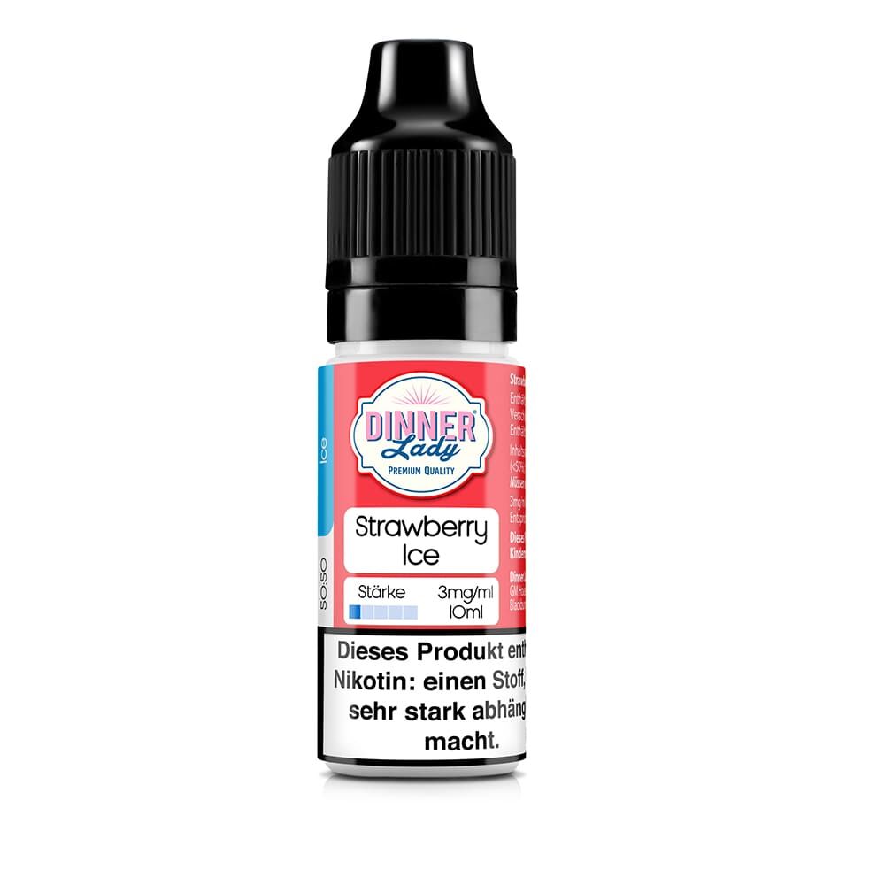 Liquid Strawberry Ice - Dinner Lady 3mg