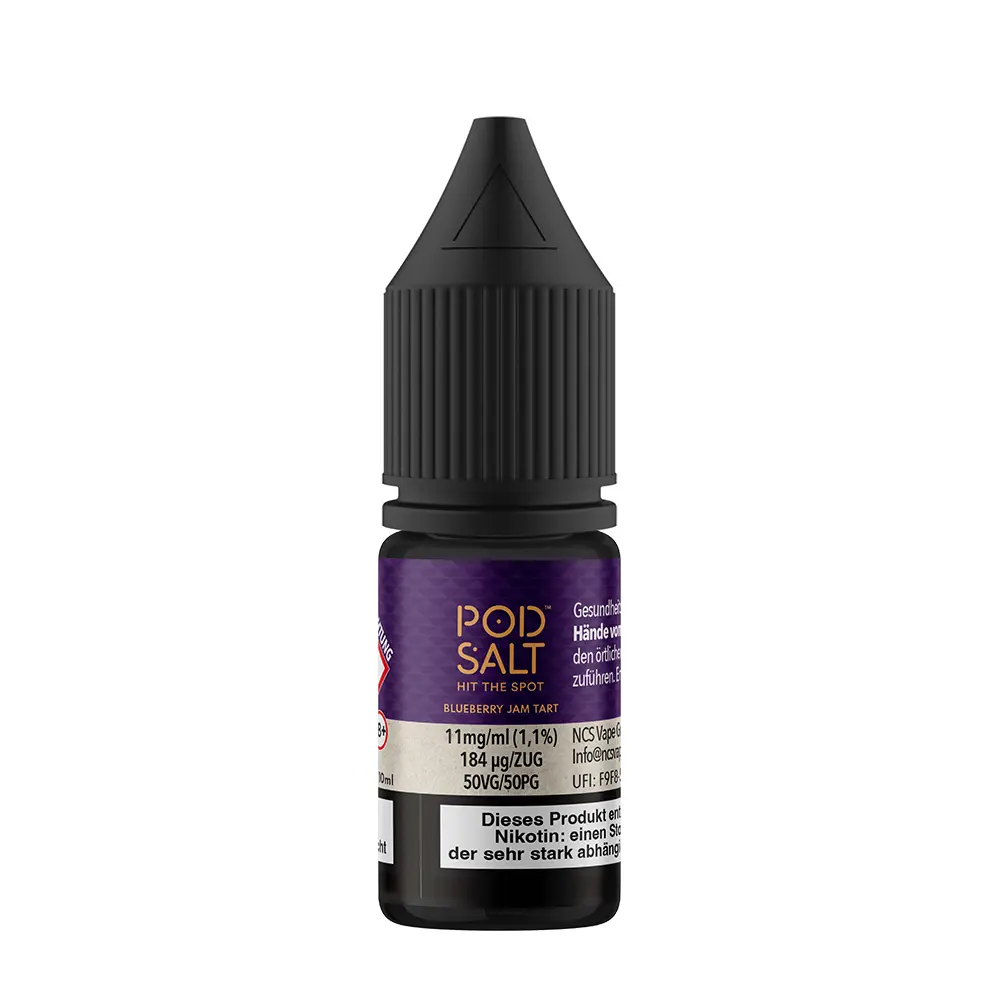 Liquid Blueberry Jam Tart - Pod Salt Fusion Nikotinsalz Liquid Blueberry Jam Tart - Pod Salt Fusion Nikotinsalz