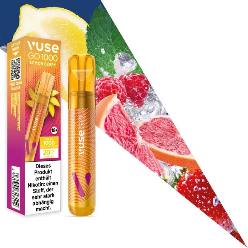 Vuse GO 1000 Lemon Berry 20mg Vuse GO 1000 Lemon Berry 20mg