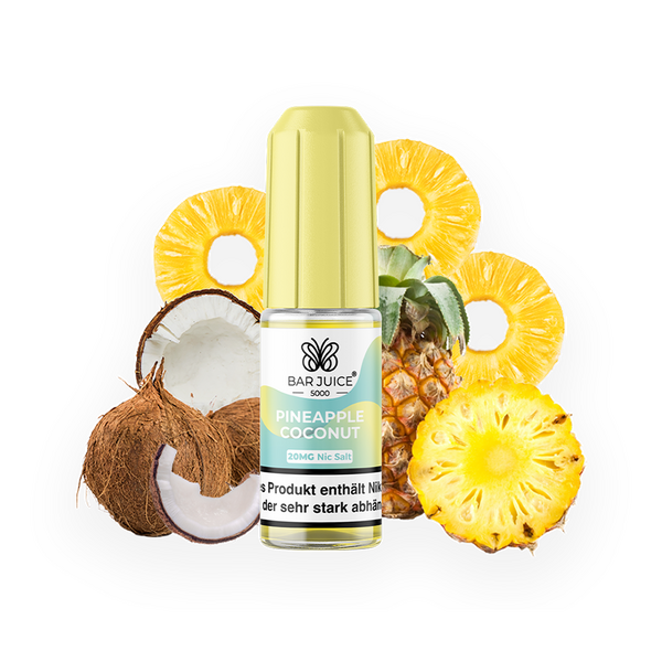 Bar Juice 5000 Nikotinsalz - Pineapple Coconut - Liquid 20mg 10ml  C