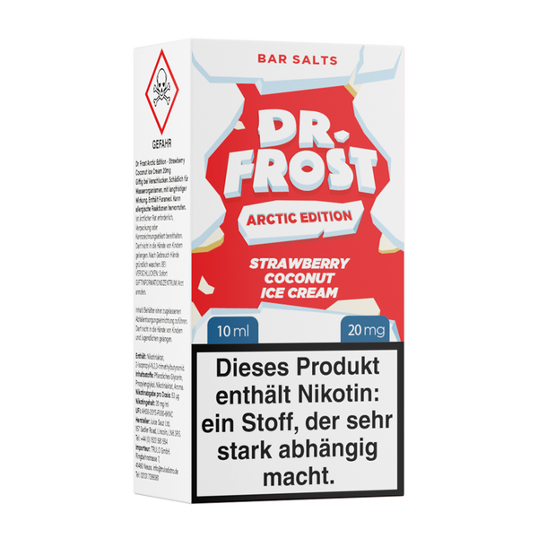 Liquid Strawberry Coconut Ice Cream - Dr. Frost Nikotinsalz 20mg
