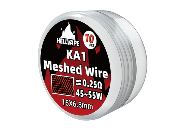 Hellvape KA1 Dead Rabbit M RTA Mesh Coil 0,25 Ohm SS316L Hellvape KA1 Dead Rabbit M RTA Mesh Coil 0,25 Ohm SS316L