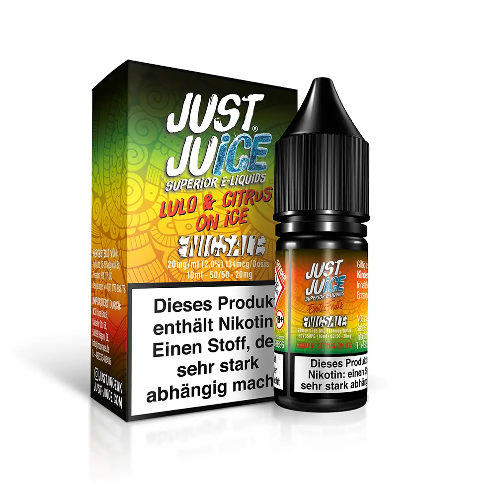Liquid Lulo & Citrus On Ice - Just Juice Nikotinsalz 20mg 