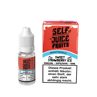 Liquid Sweet Strawberry Ice - Self Juice Nikotinsalz Liquid Sweet Strawberry Ice - Self Juice Nikotinsalz