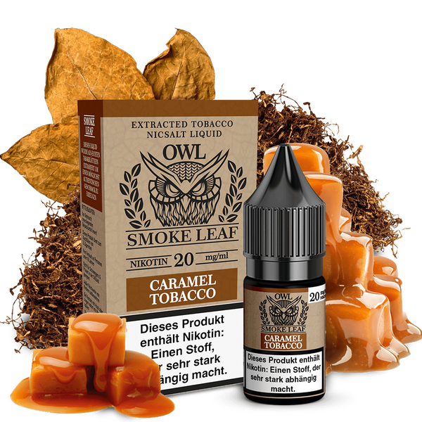 Liquid Caramel Tobacco - OWL Smoke Leaf Nikotinsalz