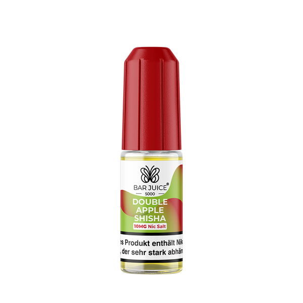 Bar Juice 5000 Nikotinsalz - Double Apple Shisha - Liquid 10mg 10ml