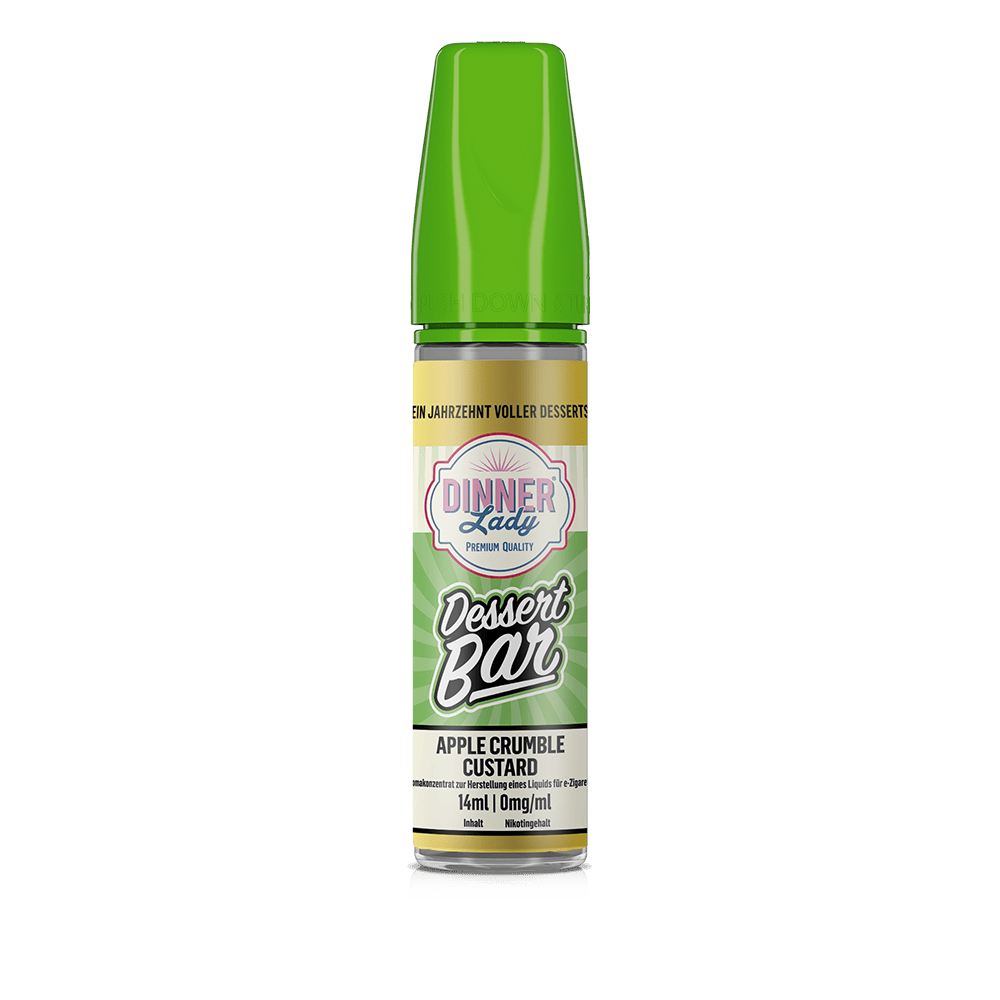 Dinner Lady Aroma Longfill - Apple Crumble Custard - 14ml in 60ml Flasche  C