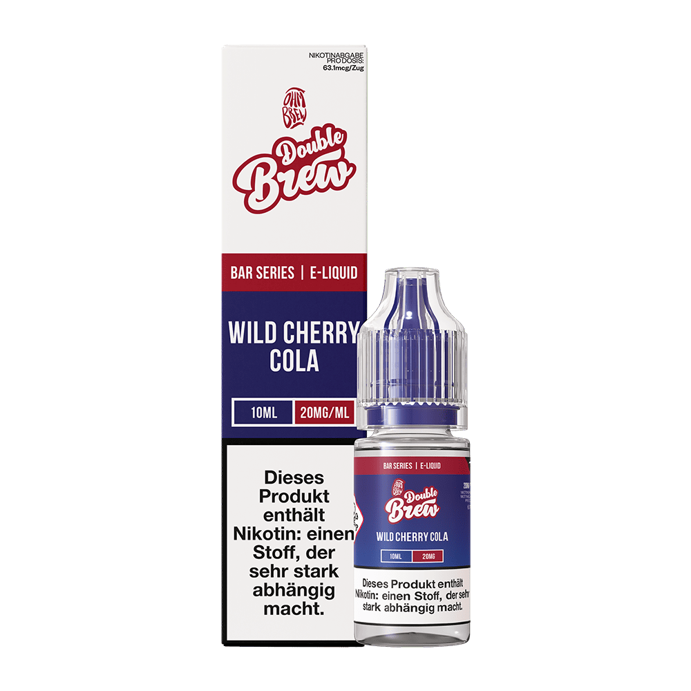 Double Brew Nikotinsalz - Wild Cherry Cola - 10ml Liquid 20mg C Double Brew Nikotinsalz - Wild Cherry Cola - 10ml Liquid 20mg C