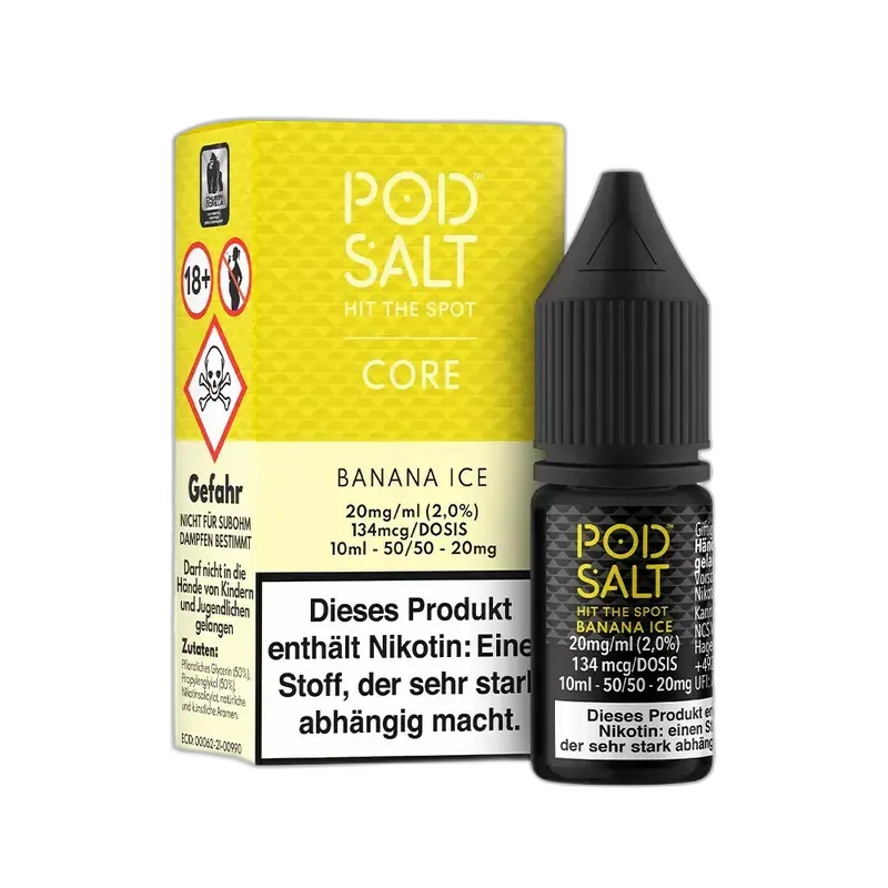 Liquid Banana Ice - Pod Salt Core Nikotinsalz