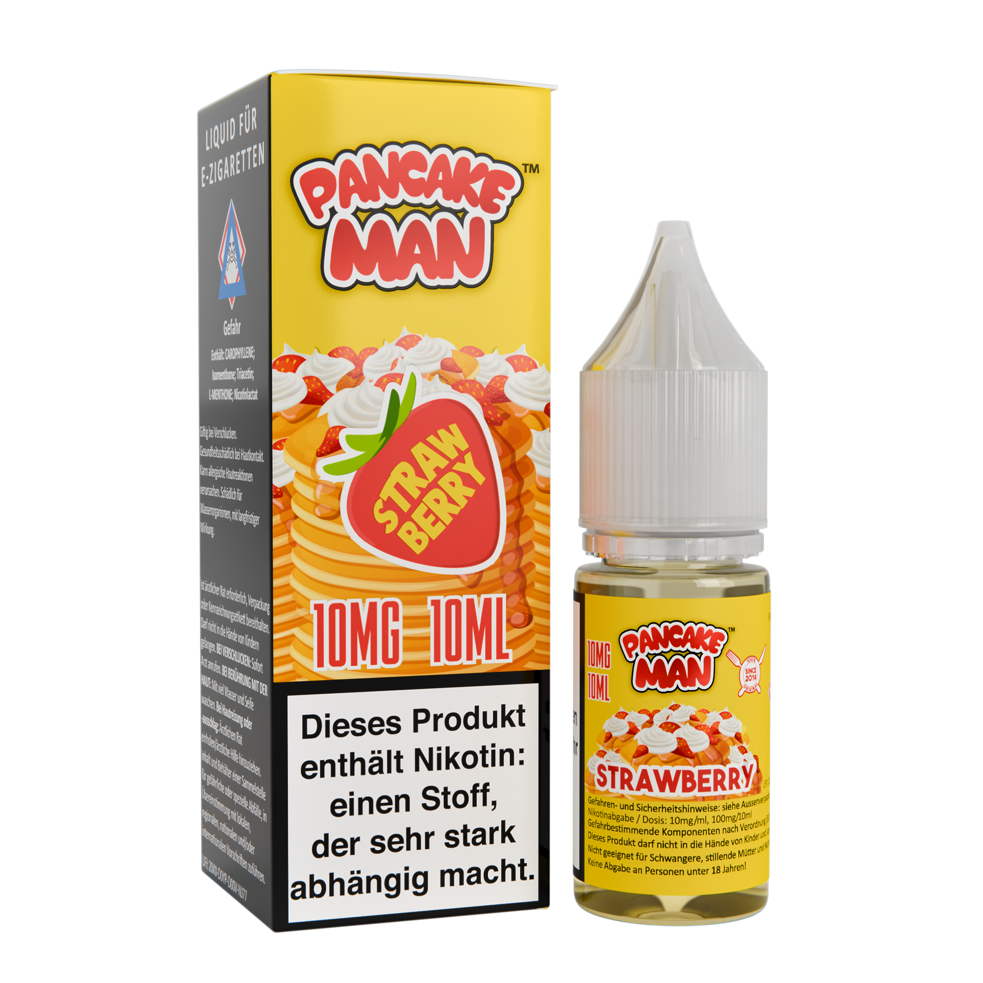 Pancake Man Strawberry Nikotinsalz Liquid