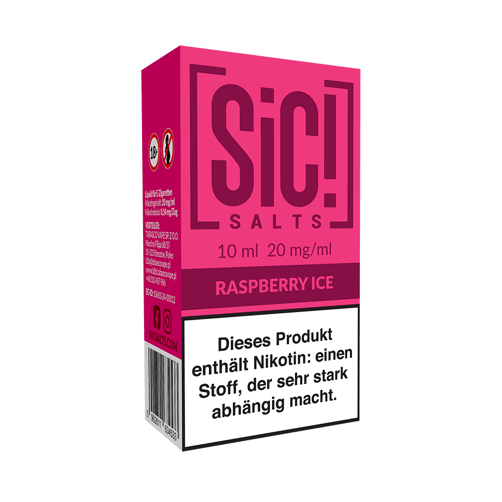 Liquid Raspberry Ice - SIC Nikotinsalz 20mg Liquid Raspberry Ice - SIC Nikotinsalz 20mg