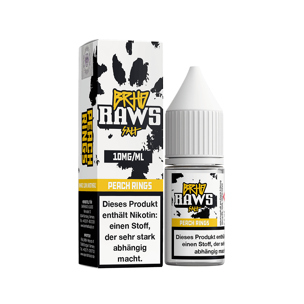 Liquid Peach Rings - Barehead RAWS Hybrid Nikotinsalz