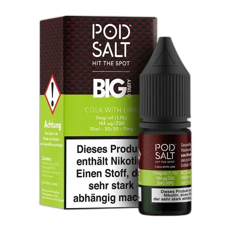Liquid Cola with Lime - Pod Salt Fusion Nikotinsalz