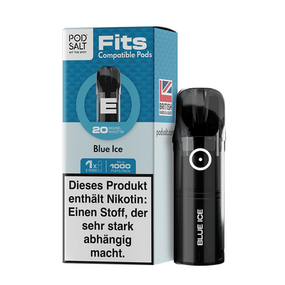 Pod Salt Fits Pods Einweg Pod - Blue Ice - 20mg Nikotinsalz 2ml