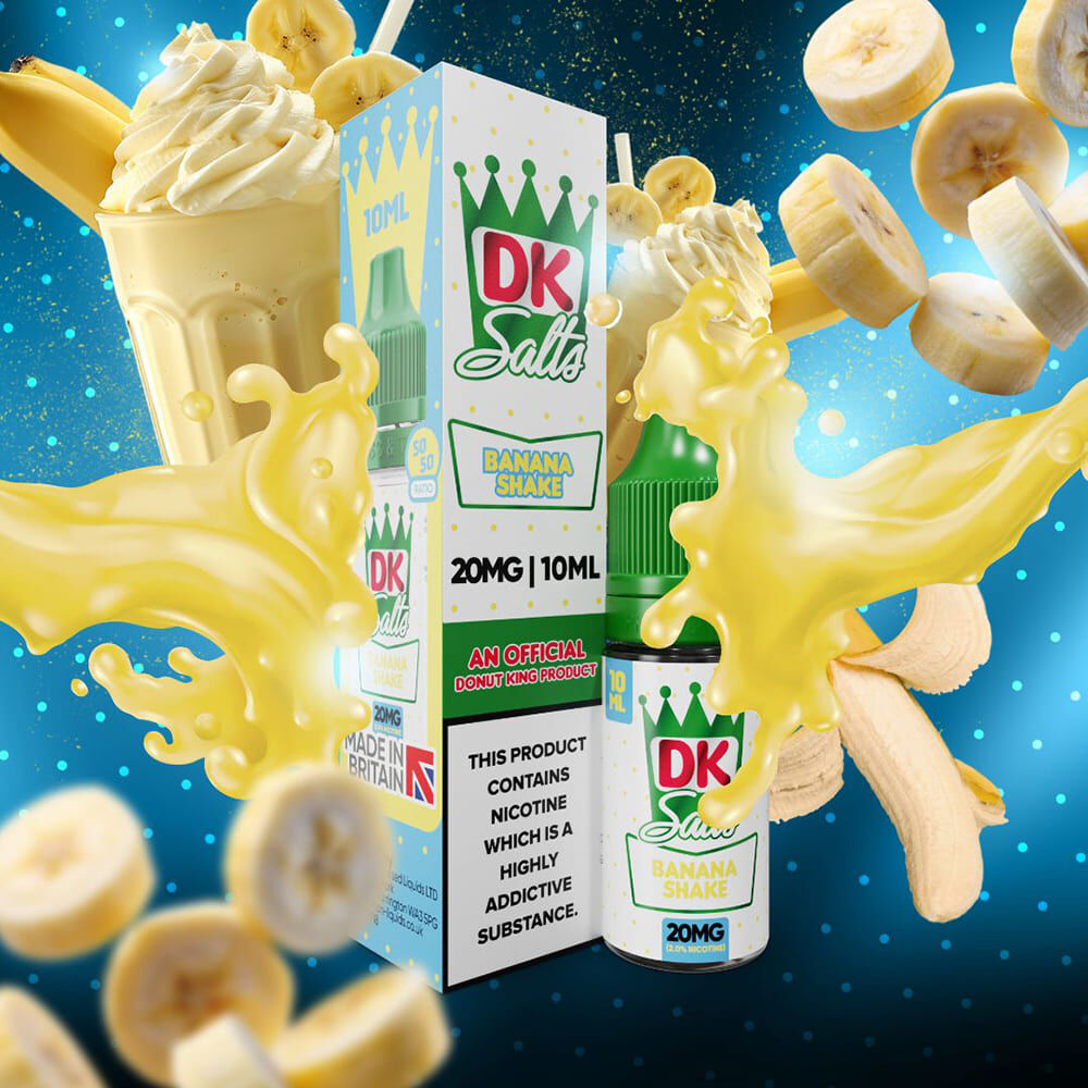 DK Salts Nikotinsalz - Banana Shake - Liquid 20mg 10ml  C