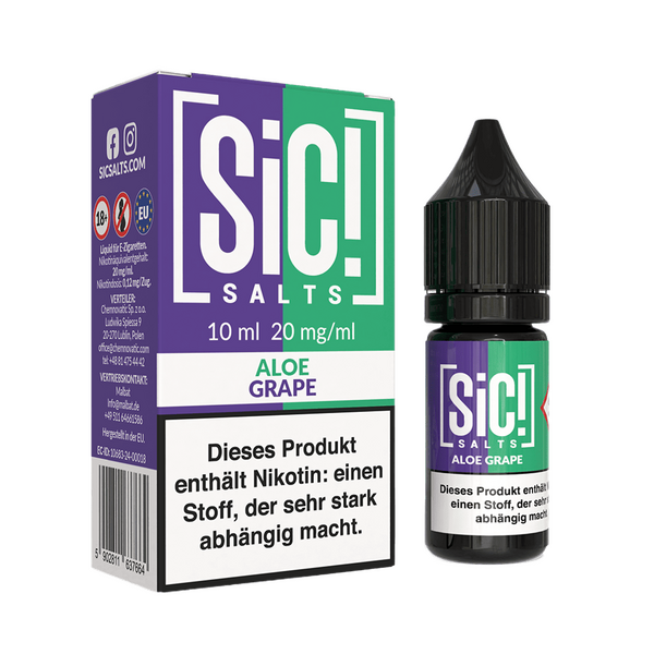 SIC Nikotinsalz Liquid - Aloe Grape -20mg SIC Nikotinsalz Liquid - Aloe Grape -20mg