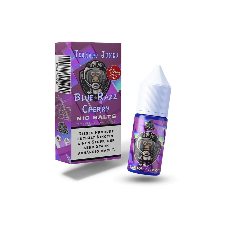 Liquid Blue Razz Cherry - Tornado Juices Nikotinsalz