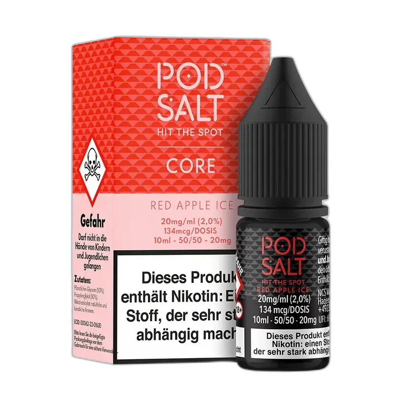 Liquid Red Apple Ice - Pod Salt Core Nikotinsalz 20mg Liquid Red Apple Ice - Pod Salt Core Nikotinsalz 20mg