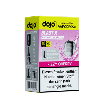 Vaporesso dojo Blast X Einweg Pod - Fizzy Cherry - 20mg Vaporesso dojo Blast X Einweg Pod - Fizzy Cherry - 20mg