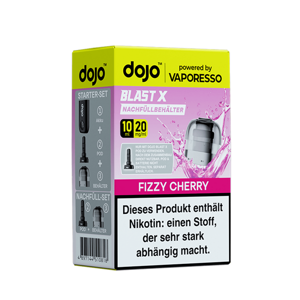 Vaporesso dojo Blast X Einweg Pod - Fizzy Cherry - 20mg Vaporesso dojo Blast X Einweg Pod - Fizzy Cherry - 20mg