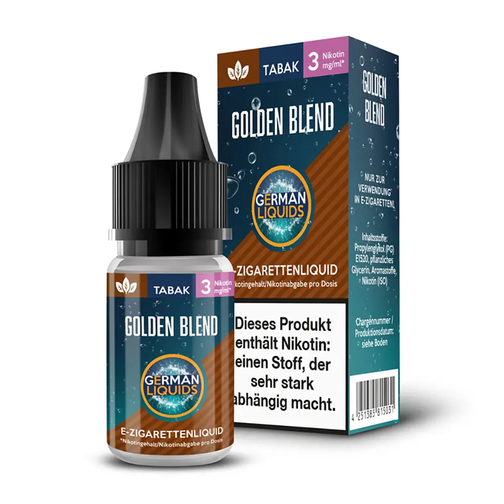 Liquid Golden Blend 3mg - German Liquids Liquid Golden Blend 3mg - German Liquids