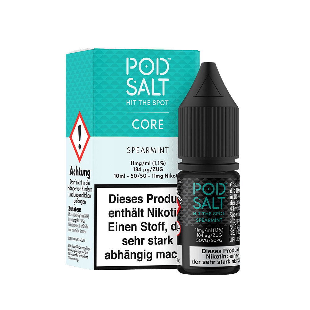 Liquid Spearmint - Pod Salt Core Nikotinsalz 11mg Liquid Spearmint - Pod Salt Core Nikotinsalz 11mg